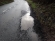 Potholes on Hatherton bends - surface breaking up