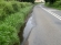 Water running along edge of A529