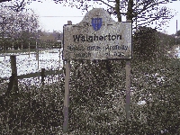Walgherton village sign